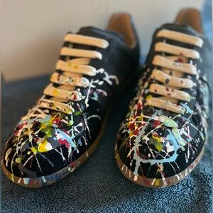 Maison Margiela Splatter Replica Tennis Shoe